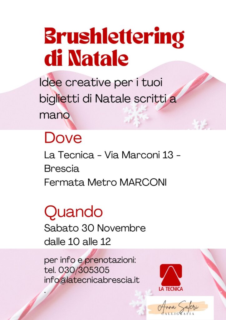 Corso di calligrafia Natale 24